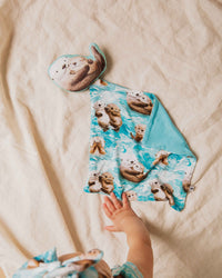 Baby Kids Bamboo Pajamas — My Otter Half Lovey — Image 1