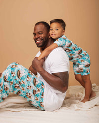 Baby Kids Bamboo Pajamas — My Otter Half Men's Pants — Image 1