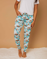 Baby Kids Bamboo Pajamas — My Otter Half Women's Pants — Image 1
