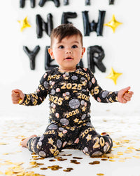 Baby Kids Bamboo Pajamas — New Years 2025 Two-Piece Pajama Set — Image 1