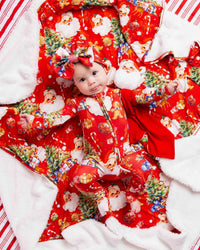 Baby Kids Bamboo Pajamas — In The Nick Of Time Bum Bum Blanket - Plush — Image 1
