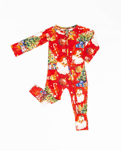 Baby Kids Bamboo Pajamas — In The Nick Of Time Convertible Romper — Image 2