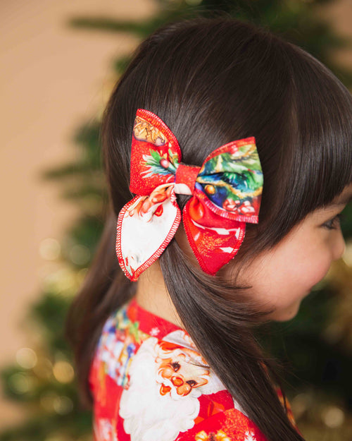 Baby Kids Bamboo Pajamas — In The Nick Of Time Woven Piggy Clip — Image 1