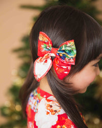 Baby Kids Bamboo Pajamas — In The Nick Of Time Woven Piggy Clip — Image 1