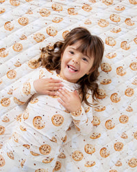 Baby Kids Bamboo Pajamas — One Smart Cookie Quilted Bum Bum Blanket - Kids — Image 1