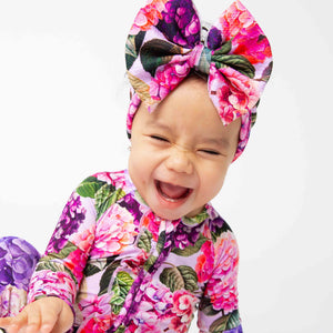 Baby Kids Bamboo Pajamas — Outta Your Rangea Biggie Bow — Image 1