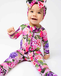 Baby Kids Bamboo Pajamas — Outta Your Rangea Convertible Ruffle Romper — Image 1