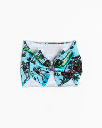Baby Kids Bamboo Pajamas — Part-Tee Till You Drop Biggie Bow — Image 1