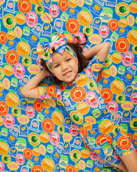 Baby Kids Bamboo Pajamas — Peel Me Later Ruffle Bum Bum Blanket — Image 1