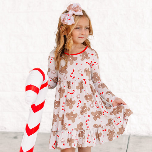 Bums & Roses - Baby & Kids Bamboo Pajamas - Baking Spirits Bright Girls Dress - Image 26