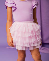 Baby Kids Bamboo Pajamas — Pinkberry Tulle Skort — Image 1