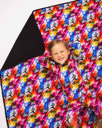 Baby Kids Bamboo Pajamas — Power Rangers Bum Bum Blanket — Image 1