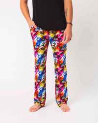 Baby Kids Bamboo Pajamas — Power Rangers Men's Pajama Pants — Image 1