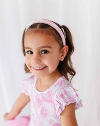Baby Kids Bamboo Pajamas — Princess Behavior Headband — Image 1