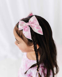 Baby Kids Bamboo Pajamas — Princess Behavior Woven Piggy Clip — Image 1