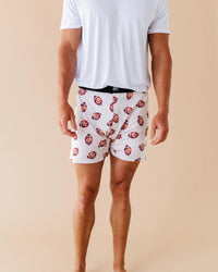Baby Kids Bamboo Pajamas — Punt Intended Men's Boxer Shorts — Image 1