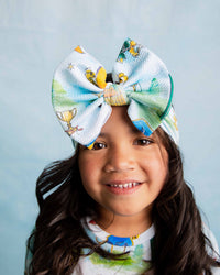 Baby Kids Bamboo Pajamas — Harry Potter™ Quidditch Cup Biggie Bow — Image 1