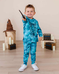 Baby Kids Bamboo Pajamas — Harry Potter™ Ravenclaw Jogger Set — Image 1