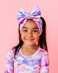Baby Kids Bamboo Pajamas — Romeo and Ghouliet Biggie Bow — Image 1