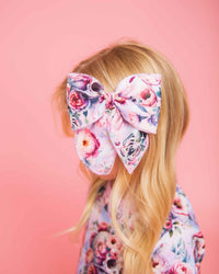 Baby Kids Bamboo Pajamas — Rose From The Dead Woven Alligator Clip — Image 1
