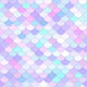 Pastel mermaid scale pattern in shades of purple and blue