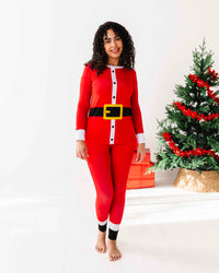 Baby Kids Bamboo Pajamas — Santa Bamboo Women's Pajama Set — Image 1