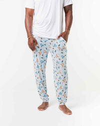 Baby Kids Bamboo Pajamas — Say It Ain't Snow Men's Pants — Image 1