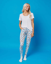 Baby Kids Bamboo Pajamas — Say It Ain't Snow Women's Pants — Image 1