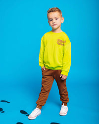 Baby Kids Bamboo Pajamas — Scooby-Doo™ Shaggy Jogger Set — Image 1