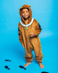 Baby Kids Bamboo Pajamas — Scooby-Doo™ Zip-Up One-Piece — Image 1