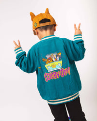 Baby Kids Bamboo Pajamas — Scooby-Doo™ Kid's Bomber Jacket — Image 1