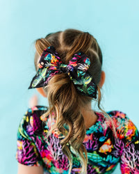 Baby Kids Bamboo Pajamas — Sea You Later Woven Alligator Clip — Image 1