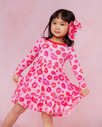 Baby Kids Bamboo Pajamas — Seal The Deal Long Sleeve Dress & Shorts Set — Image 1