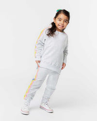 Baby Kids Bamboo Pajamas — Sequin Jogger Set — Image 1