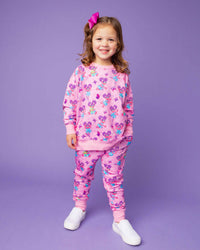 Baby Kids Bamboo Pajamas — Sesame Street™ Abby Cadabby Jogger Set — Image 1