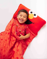 Baby Kids Bamboo Pajamas — Sesame Street™ Elmo Sleeping Bag — Image 1