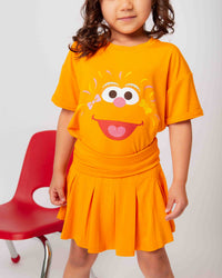 Baby Kids Bamboo Pajamas — Sesame Street™ Zoey T-Shirt — Image 1