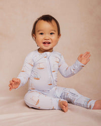 Baby Kids Bamboo Pajamas — Ship Happens Convertible Romper — Image 1
