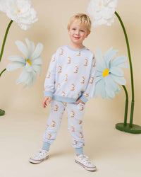 Baby Kids Bamboo Pajamas — Sir Hops A Lot Relaxed Fit Jogger Set — Image 1