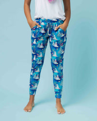 Baby Kids Bamboo Pajamas — Sleighin' the Heat Women's Pants — Image 1