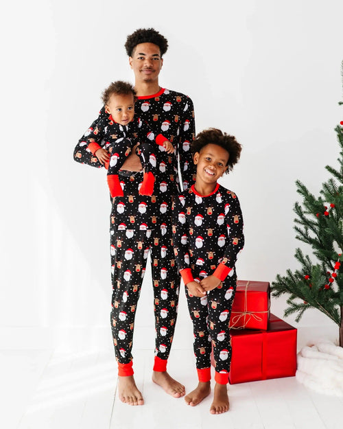 Bums & Roses - Baby & Kids Bamboo Pajamas - Snow Ho Ho Two-Piece Pajama Set - Image 34