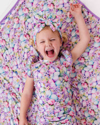 Baby Kids Bamboo Pajamas — So Eggstra Bum Bum Blanket — Image 1