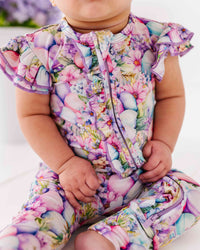 Baby Kids Bamboo Pajamas — So Eggstra Romper — Image 1