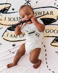 Baby Kids Bamboo Pajamas — Harry Potter™ Infant Bodysuit — Image 1