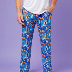 Baby Kids Bamboo Pajamas — Space Jam™ Men's Pajama Pants — Image 1