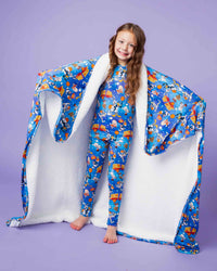 Baby Kids Bamboo Pajamas — Space Jam™ Bum Bum Blanket - Plush — Image 1