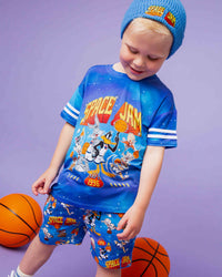 Baby Kids Bamboo Pajamas — Space Jam™ T-Shirt — Image 1