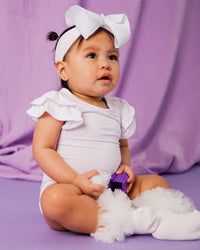 Baby Kids Bamboo Pajamas — Stardust Cap Sleeve Top — Image 1