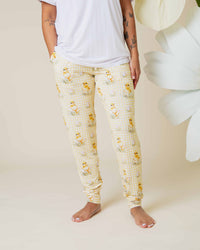 Baby Kids Bamboo Pajamas — Sunny Side Up Women's Pants — Image 1