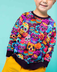 Baby Kids Bamboo Pajamas — Sweet But Deadly Crew Neck Sweatshirt — Image 1